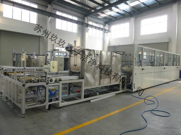 Special conveyor cleaning machine