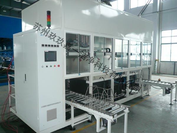 Automatic vacuum hydrocarbon cleaning machine